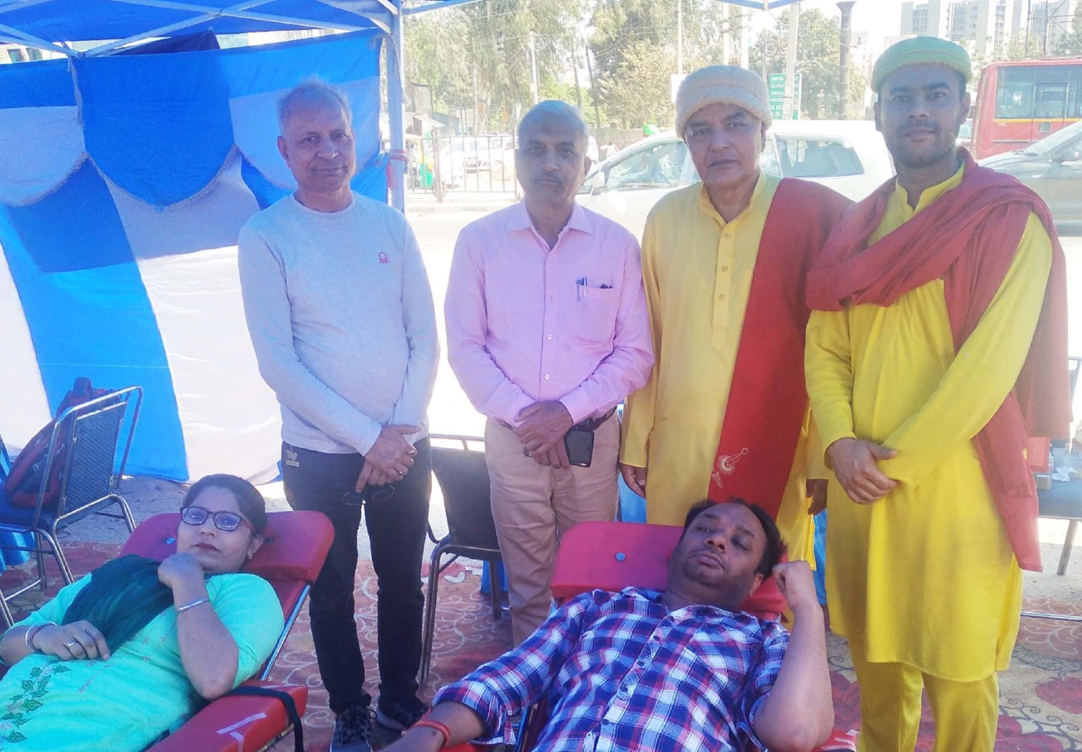 जीरकपुर में आयोजित रक्तदान शिविर में 52 युवायों ने किया रक्तदान