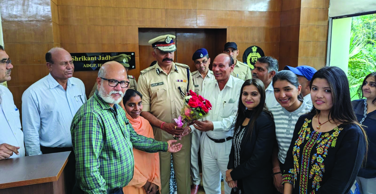 सामाजिक संगठनों के प्रतिनिधिमंडल ने एडीजीपी श्रीकांत जाघव से की मुलाकात