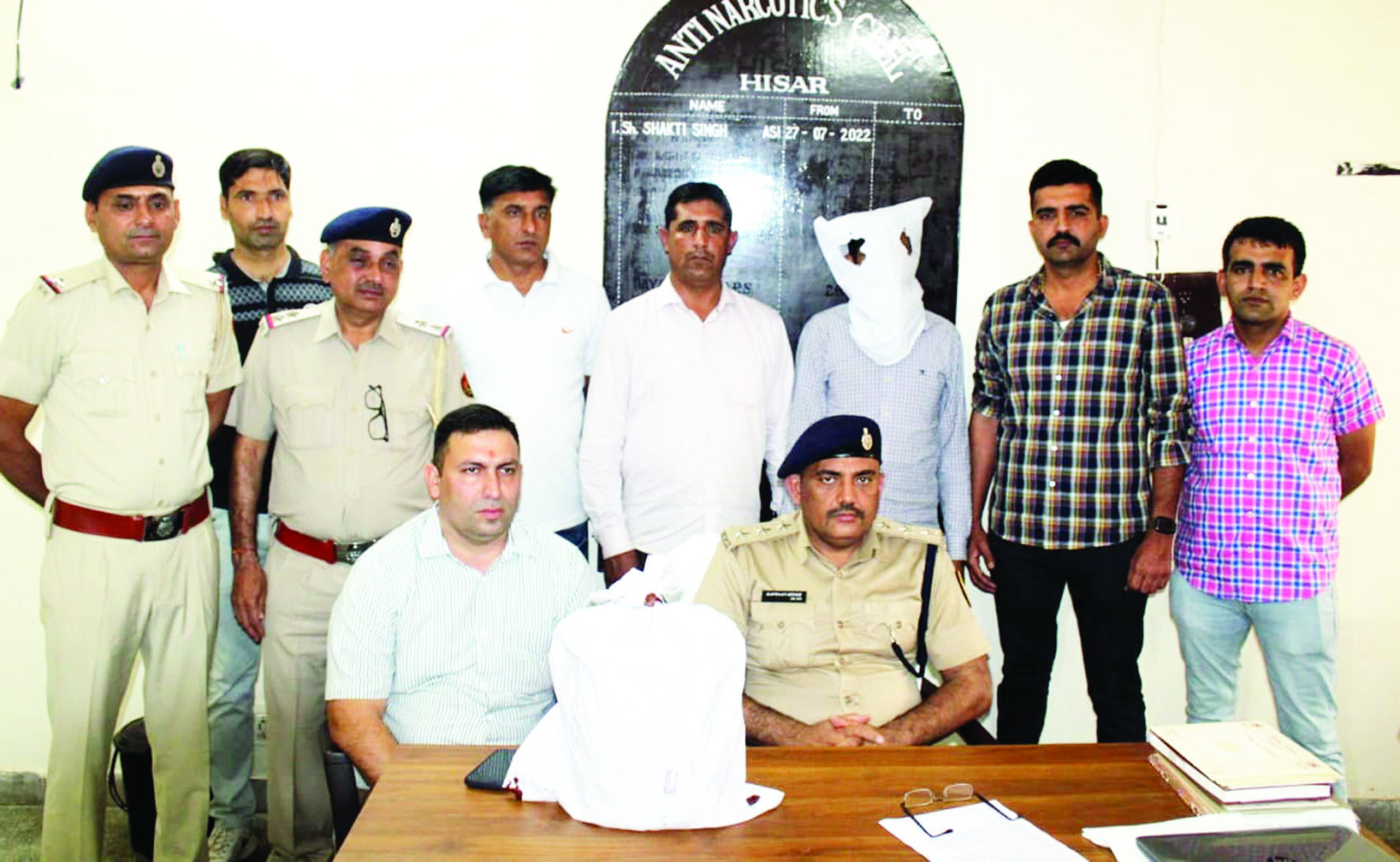 हिसार पुलिस ने पकड़ी नशे की बड़ी खेप