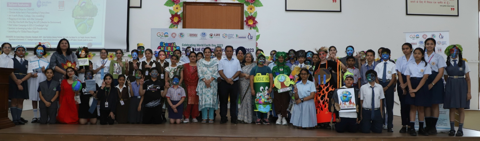 वर्ल्ड अर्थ डे पर तीसरे ग्लोकल चिल्ड्रेन पीस फेस्ट का हुआ रंगारंग फिनाले
