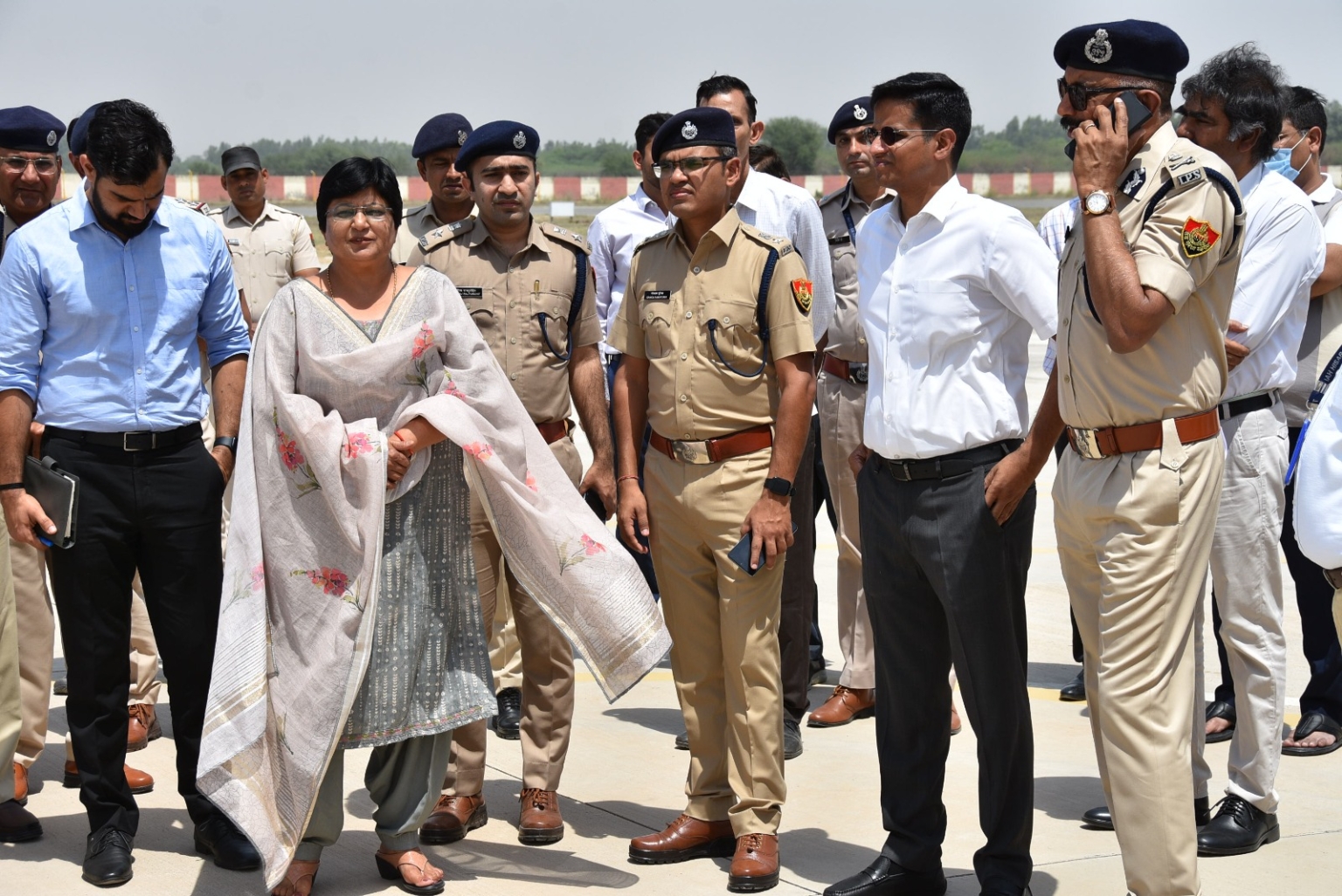 राष्ट्रपति के हिसार दौरे को लेकर सिक्योरिटी, प्रोटोकोल तथा फ्लीट रिहर्सल की