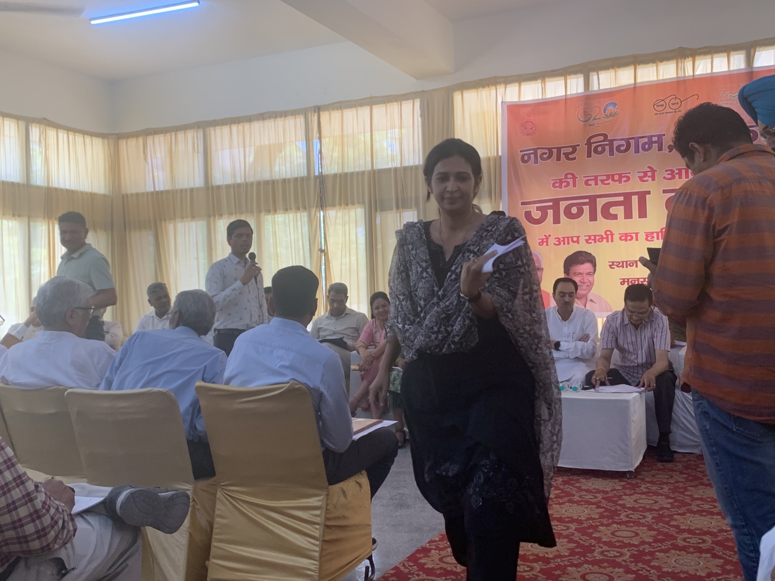 नगर निगम  पचकुला मनसा देवी द्वारा आयोजित जनता दरबार  में हेमंत किगरं व प्रियंका सिंह हुड्डा ने उड़ाई धज्जियाँ