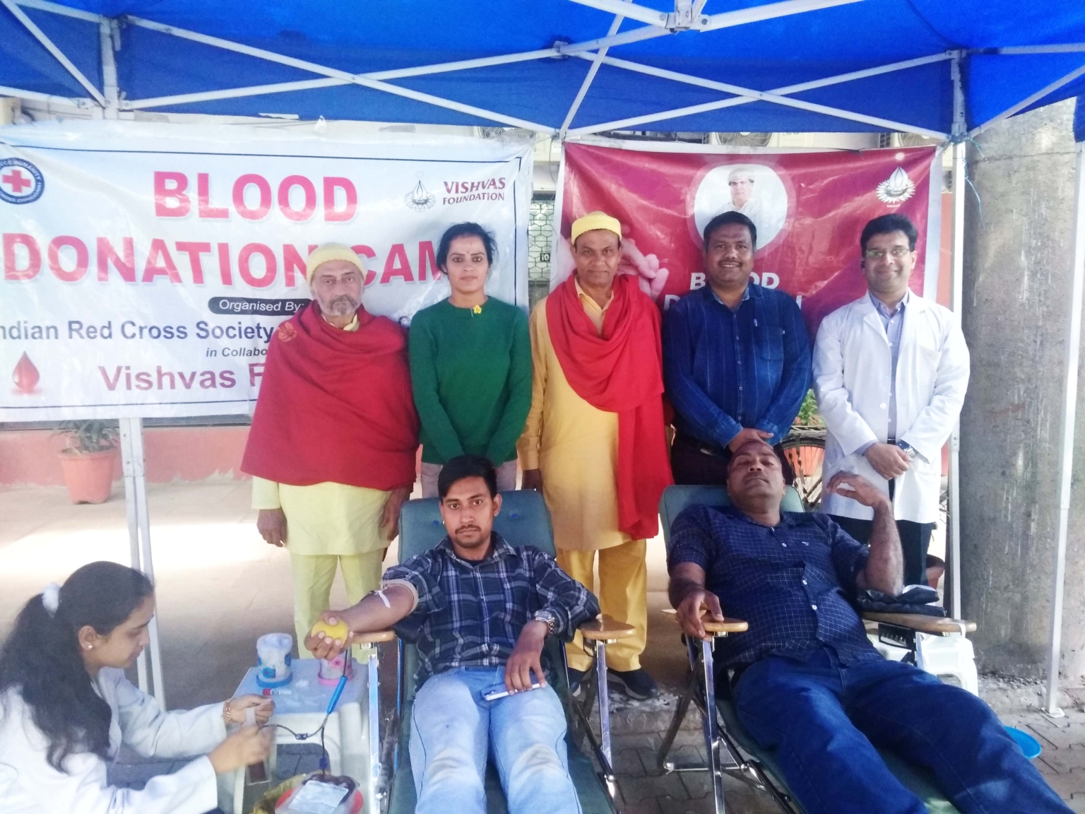 सेक्टर-17 बी चंडीगढ़ में किया 30 युवायों ने रक्तदान