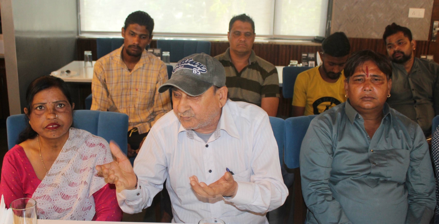 शैलजा ठाकुर के समर्थन में आए शिव सैनिक और कालका निवासी