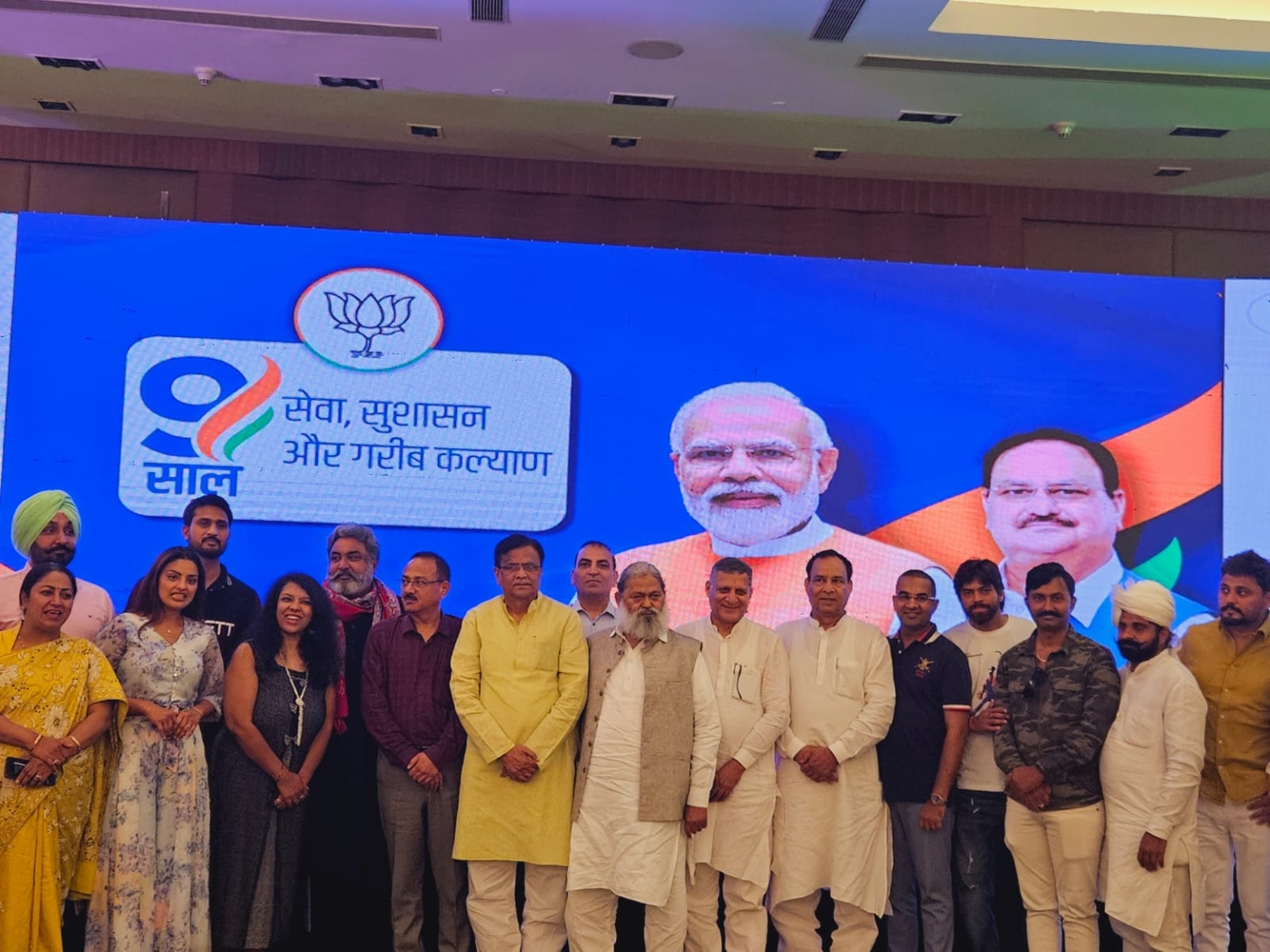 मोदी सरकार के नौ साल पूर्ण होने पर एक महीने तक चलने वाले महा जनसंपर्क अभियान की शुरुआत