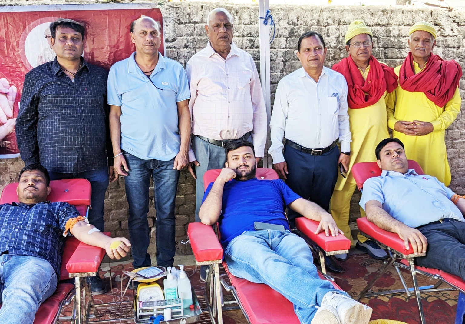 इंडस्ट्रियल एरिया फेज-1 पंचकूला में किया 35 युवाओं ने रक्तदान