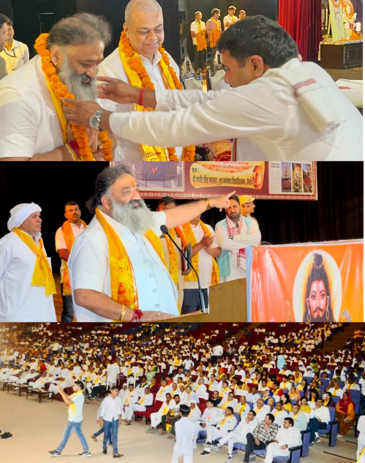 हिसार में हजारों ब्राह्मणो के बीच शांडिल्य बोले-दुआ करो मेरी जान देश की खातिर आएँ