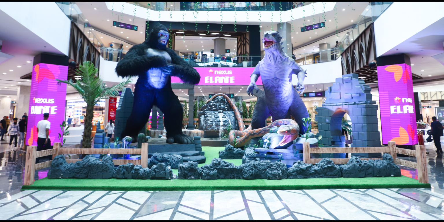 नेक्सस एलांते में क्लैश ऑफ जायंट्स : एप मैन, गोजीरा और एनाकोंडा बने दर्शकों का आकर्षण का केंद्र