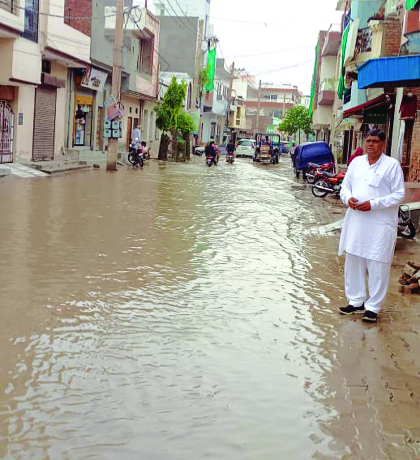 थोड़ी सी बारिश में पानी निकासी के दावे फेल : रामनिवास राड़ा