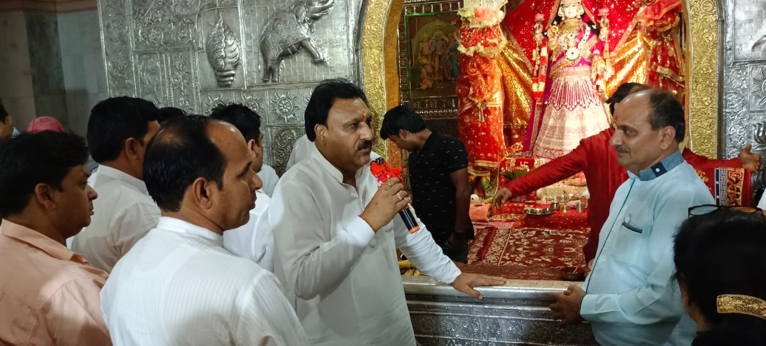 बाढ़ के प्रकोप को शांत करने के लिए अग्रोहा धाम में पूजा-पाठ व हवन किया गया- बजरंग गर्ग