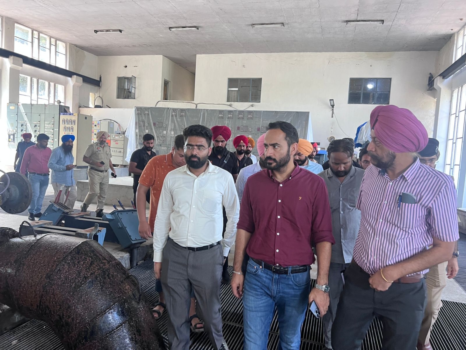 मीत हेयर द्वारा कजौली वाटर वर्कस का दौरा, ट्राईसिटी को पानी सप्लाई में कोई दिक्कत नहीं आने दी जायेगी