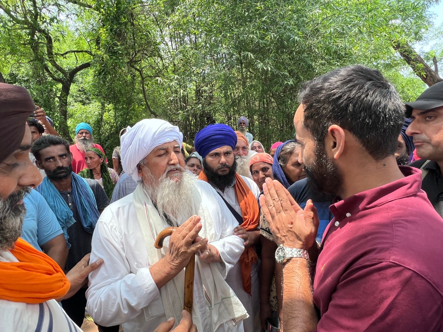 जल स्रोत मंत्री मीत हेयर द्वारा रोपड़ में सिसवां और बुधकी नदी का दौरा