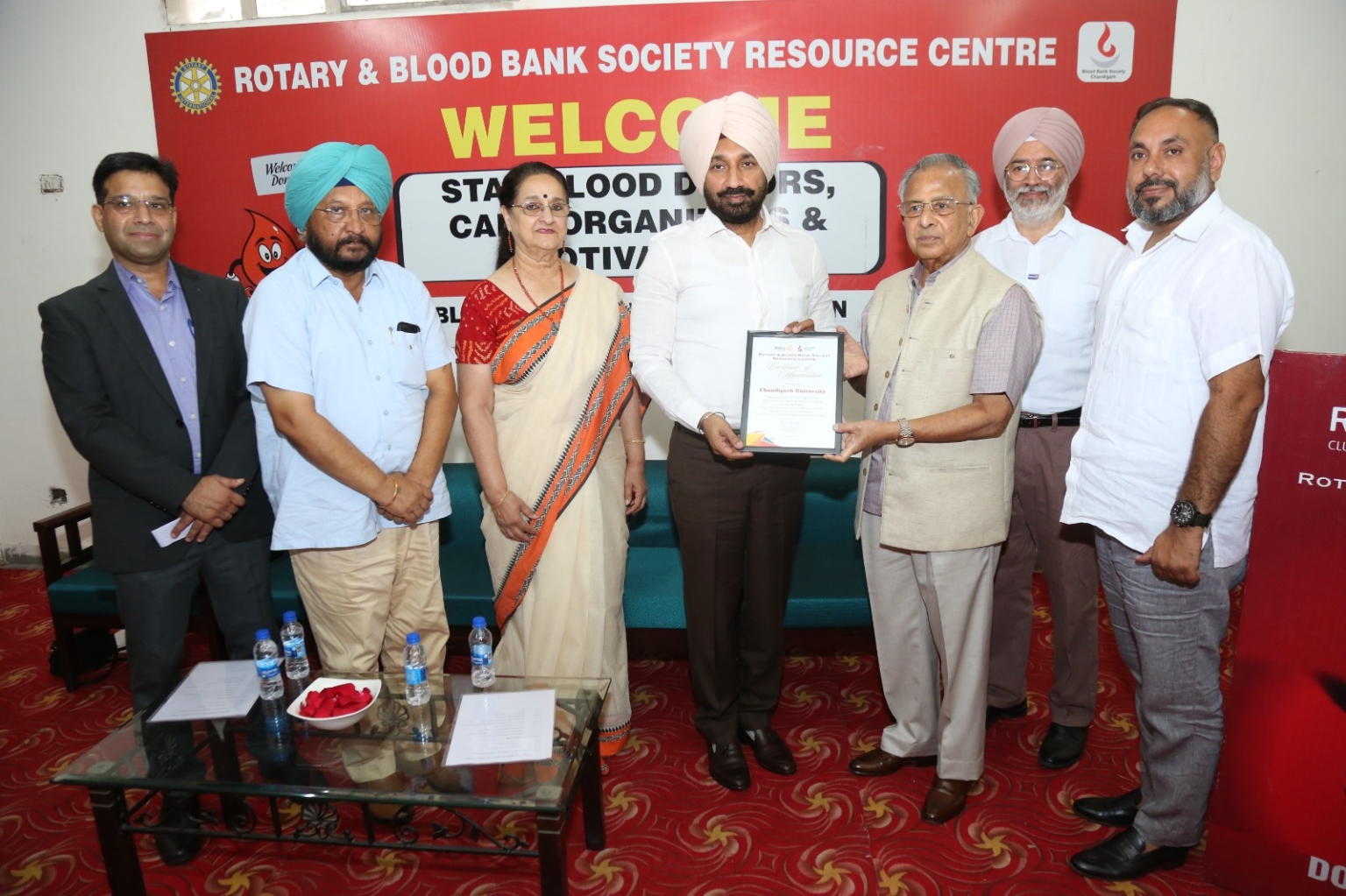 चण्डीगढ़ यूनिवर्सिटी ने रोटरी के साथ मिलकर सीयू फॉर लाइफ प्रोजेक्ट शुरू किया