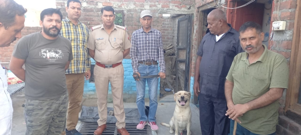 स्टेट नार्कोटिक्स कंट्रोल ब्यूरो यूनिट अम्बाला का होबे (रिकी) डाग के साथ तलाशी अभियान चलाया गया