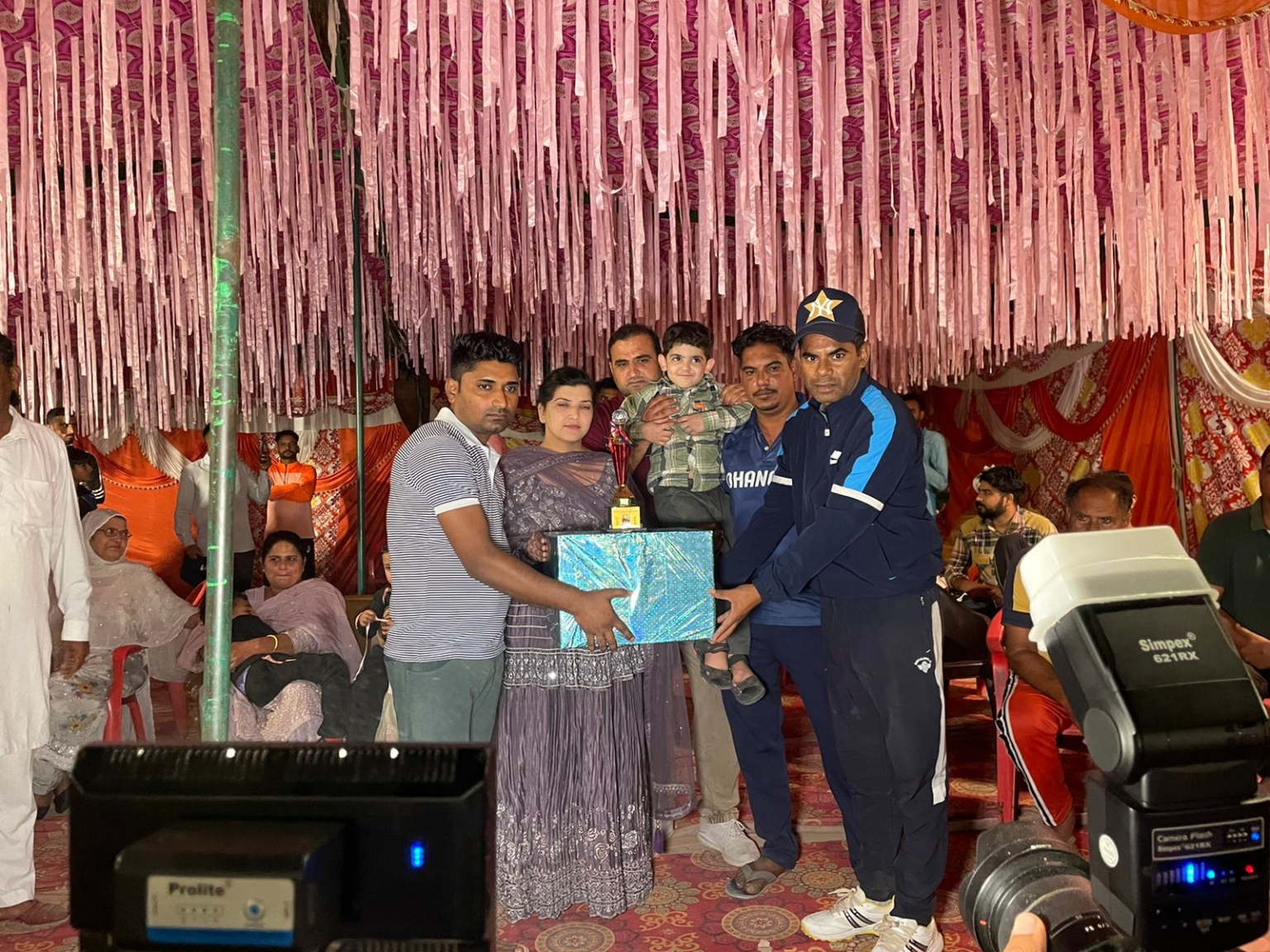 कालावाली की टीम पहली नाइट क्रिकेट प्रतियोगिता में रही उपविजेता