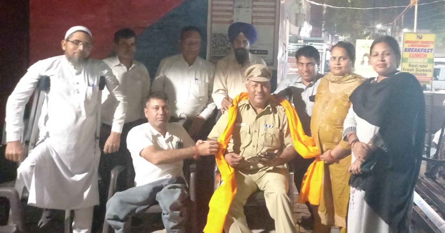 रामदयाल को एसएचओ नियुक्त करने पर फिजिकली हैंडिकैप्ड एसोसिएशन ने प्रशासन का आभार जताया