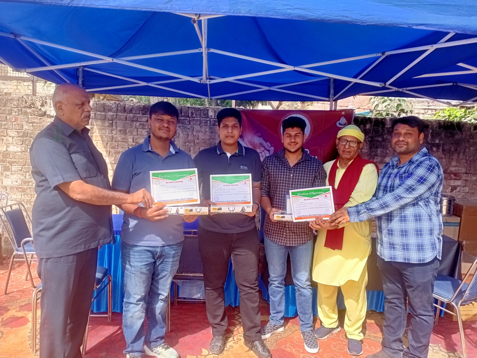 इंडस्ट्रियल एरिया फेज 1 पंचकूला में किया 40 युवायों ने रक्तदान