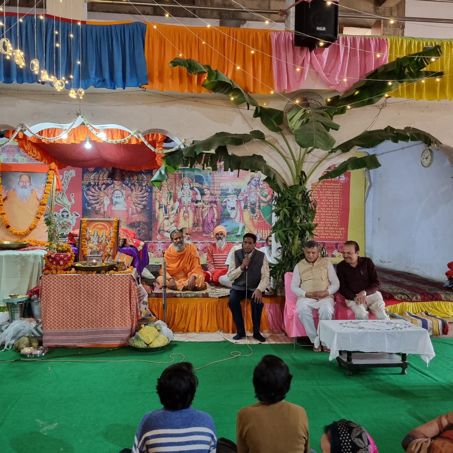 परवालों शिव शक्ति धाम आश्रम में अखंड रामायण पाठ का किया गया आयोजन