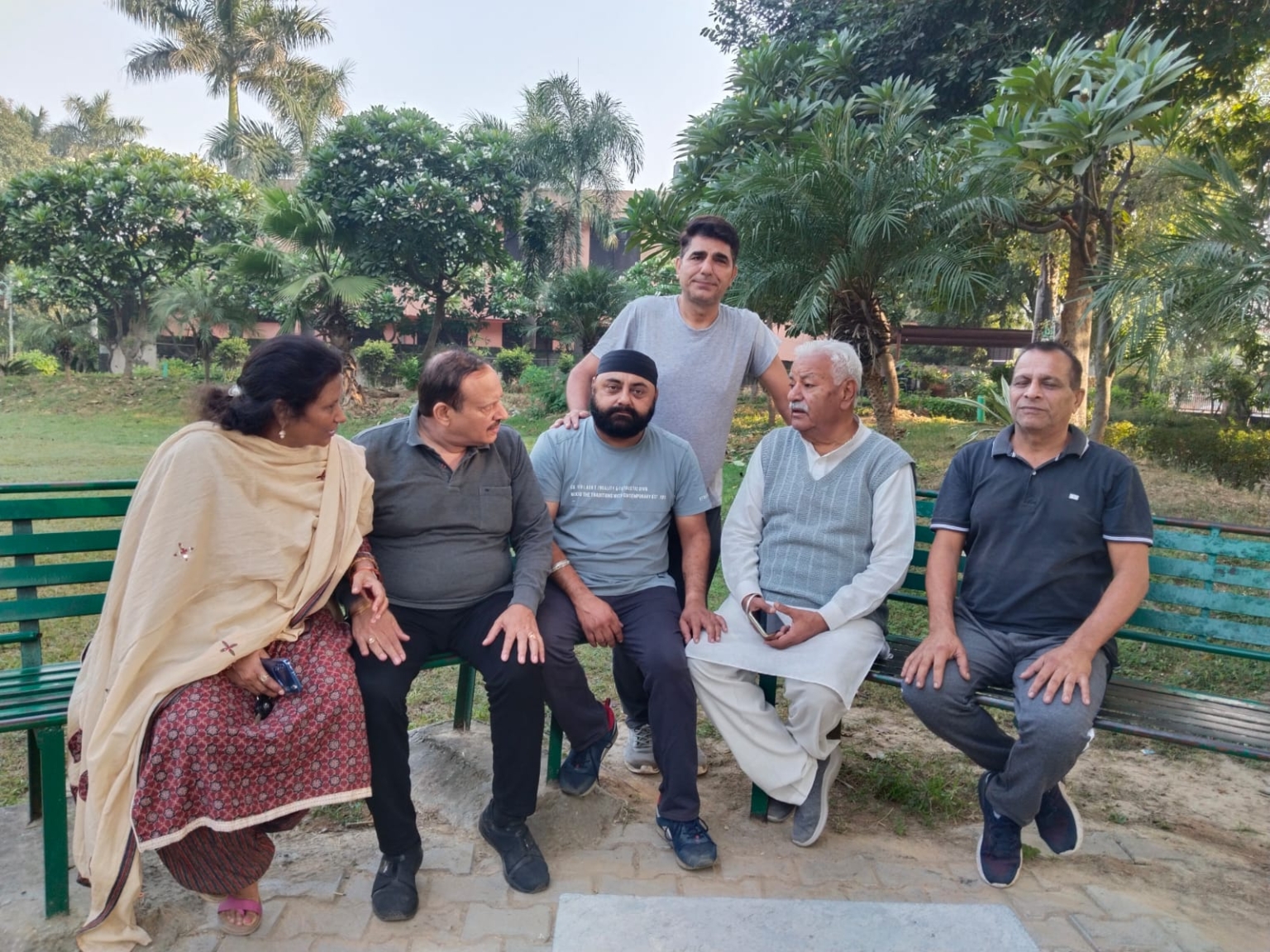 सिटी विधायक घनश्यामदास अरोड़ा ने नेहरू पार्क यमुनानगर का दौरा किया, नागरिकों से बात की