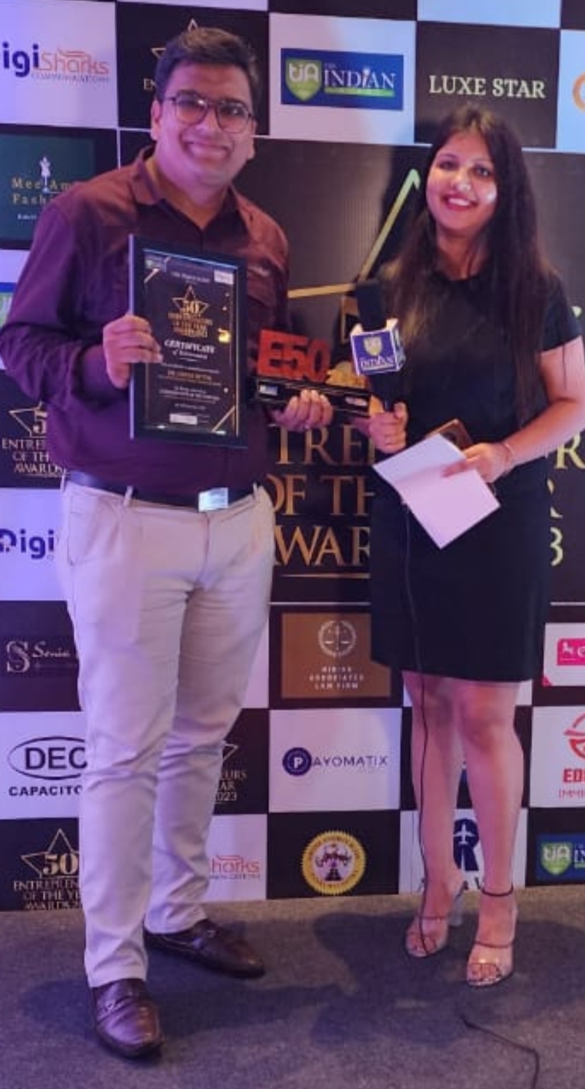 डॉ.गिरीश मित्तल ने पाया वर्ष 2023 के 50 उद्यमियों में स्थान