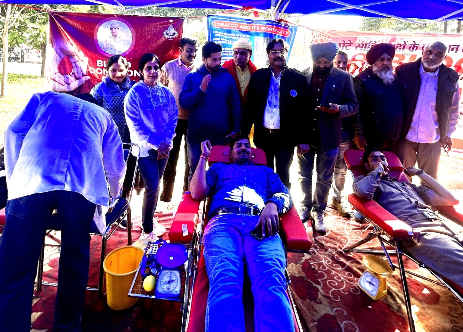 आईएसबीटी सेक्टर – 43 चंडीगढ़ में किया 83 चालकों व परिचालकों ने रक्तदान