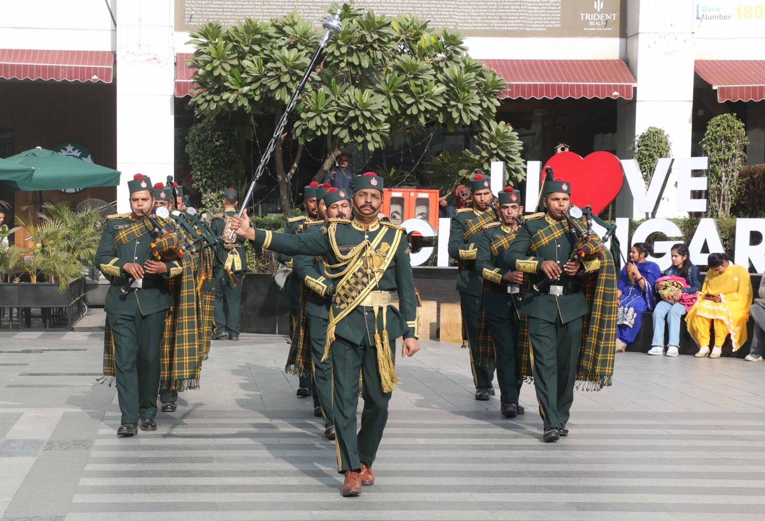 भारत माता कीं जय, के जयकारों इसे गूँजमय हुआ एलांते मॉल