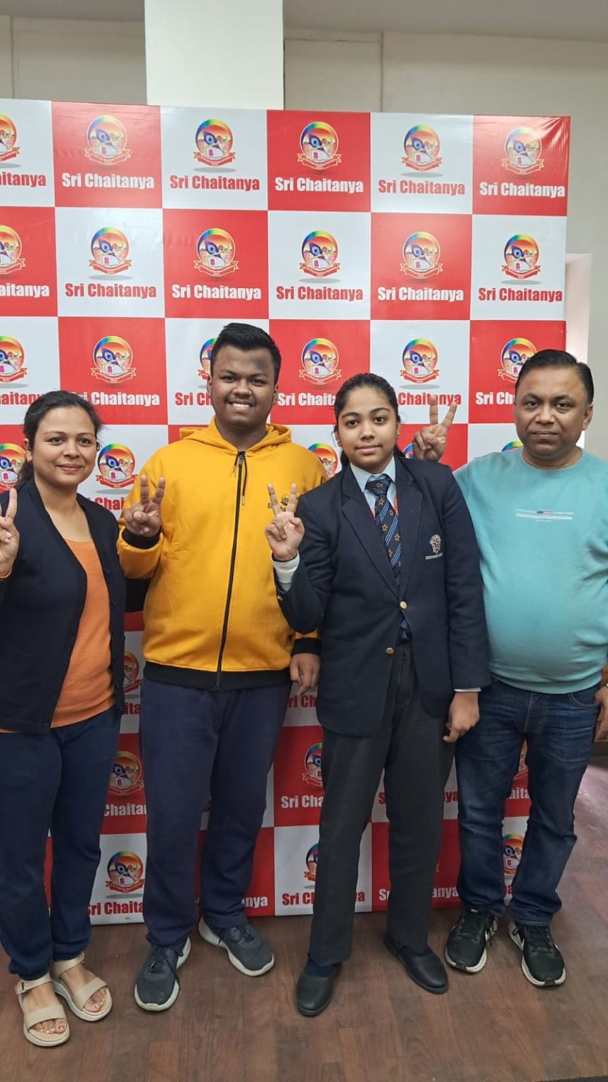 श्री चैतन्य इंस्टीट्यूट का जेईई मेन्स सेशन 1 में शानदार प्रदर्शन