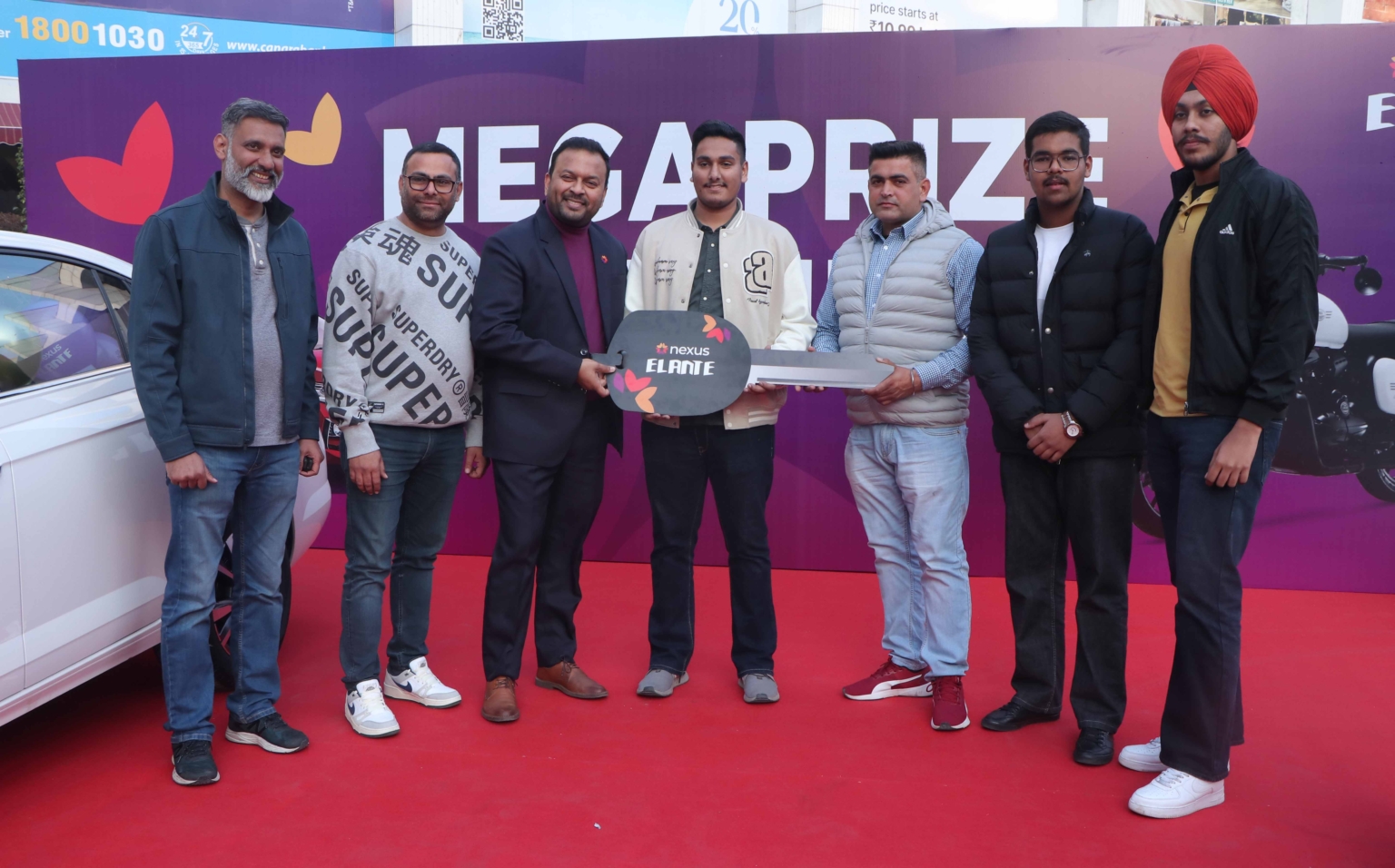 मोहाली के हरमनप्रीत सिंह ने नेक्सस एलांते शॉप एंड विन कैंपेन में प्रीमियम कार जीती