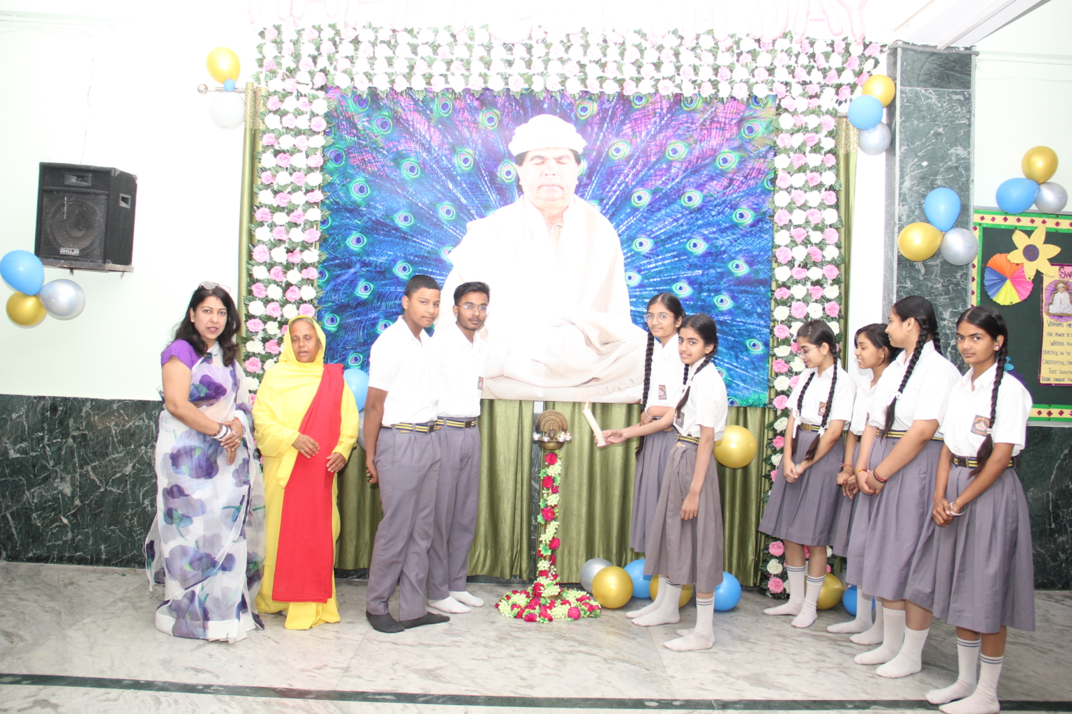 स्वामी श्री विश्वास जी का जन्मदिन और डा.बी.आर. अंबेडकर जयंती की धूम