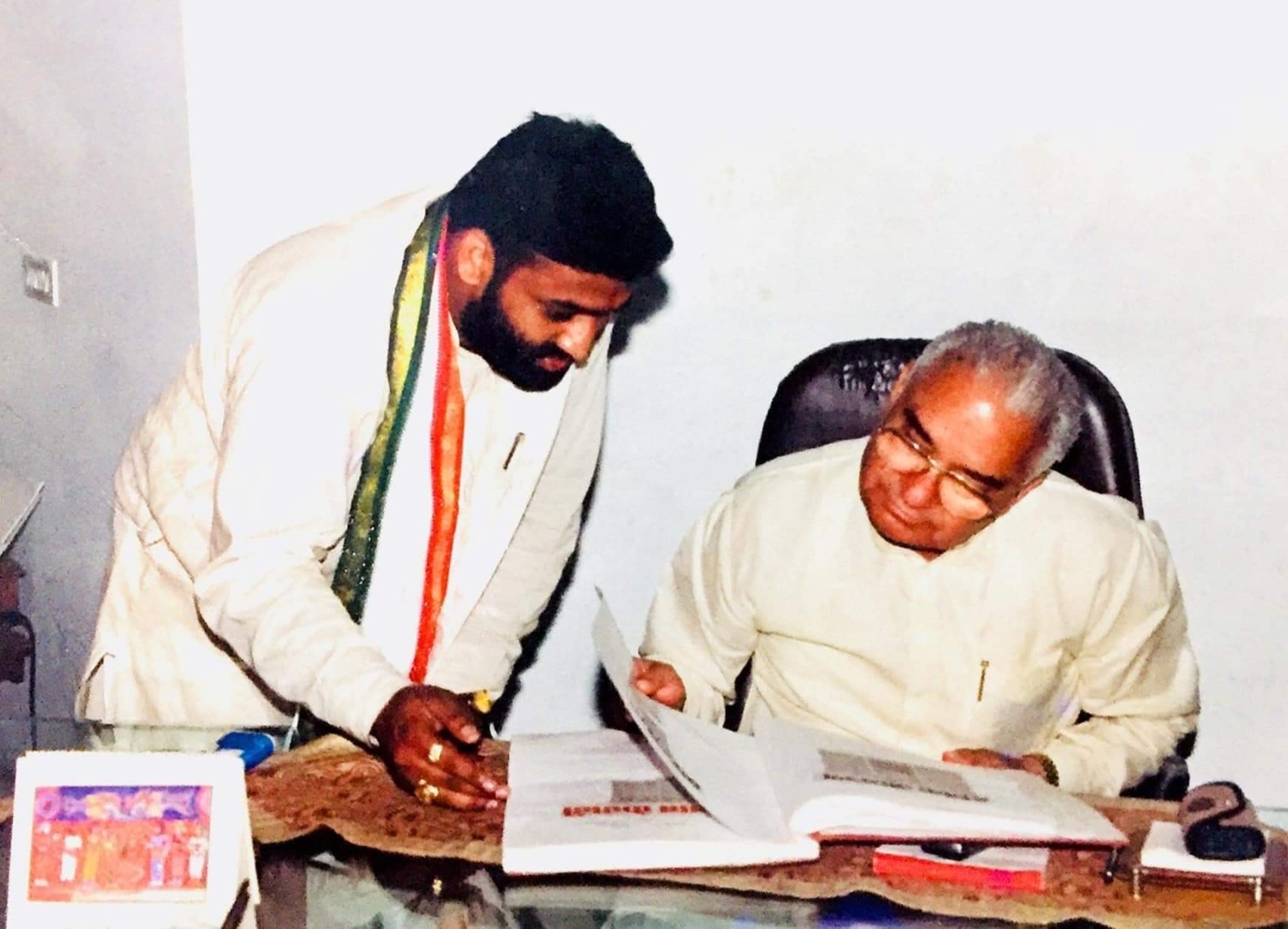 पूर्व मुख्यमंत्री भजन लाल ने हरियाणा में आतंकवादियों को सिर नहीं उठाने दिया : वीरेश शांडिल्य