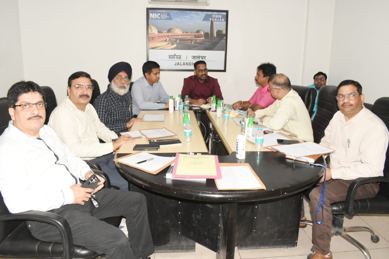 गिनती स्टाफ की दूसरी रैंडमाईज़ेशन, काऊंटिंग पार्टियों को हलके अलाट