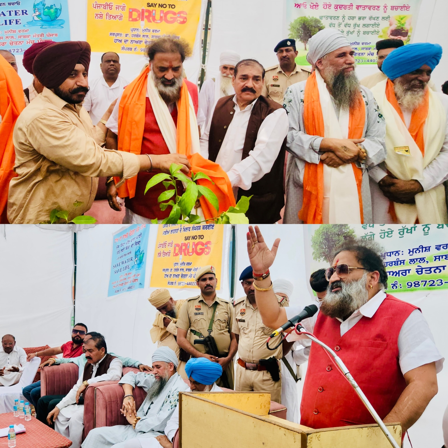 डॉ. हरबंस लाल ने किया वीरेश शांडिल्य को सम्मानित