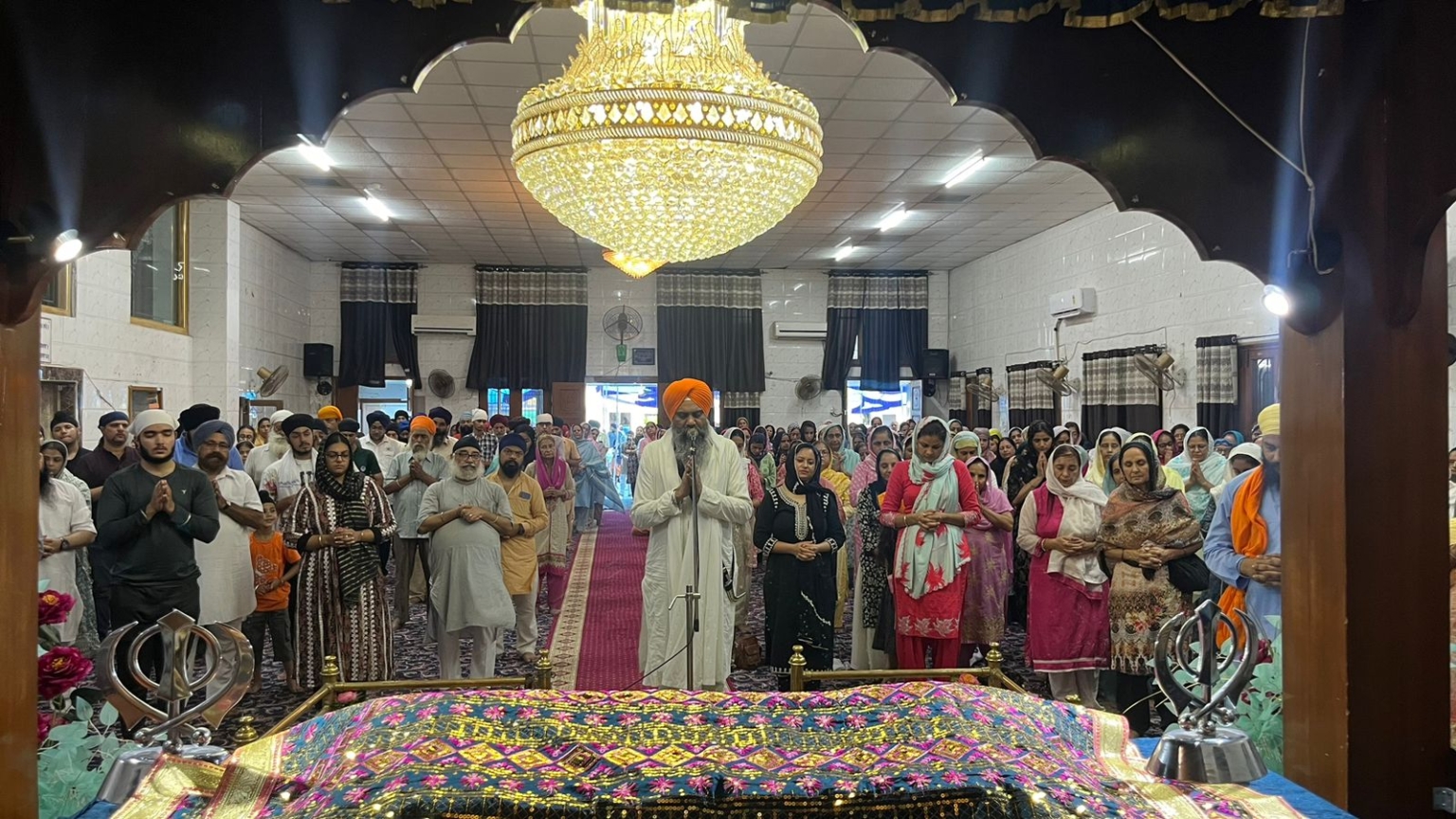 चौपहरा कार्यक्रम में किया गया नाम का जाप