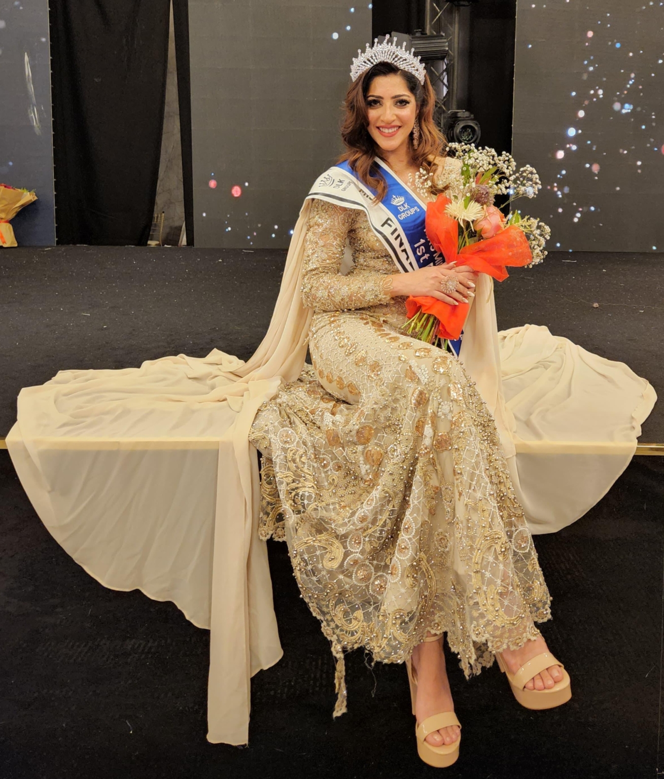 पवनदीप कौर ने मिसेज मिडिल ईस्ट सौंदर्य प्रतिस्पर्धा में प्रथम रनरअप