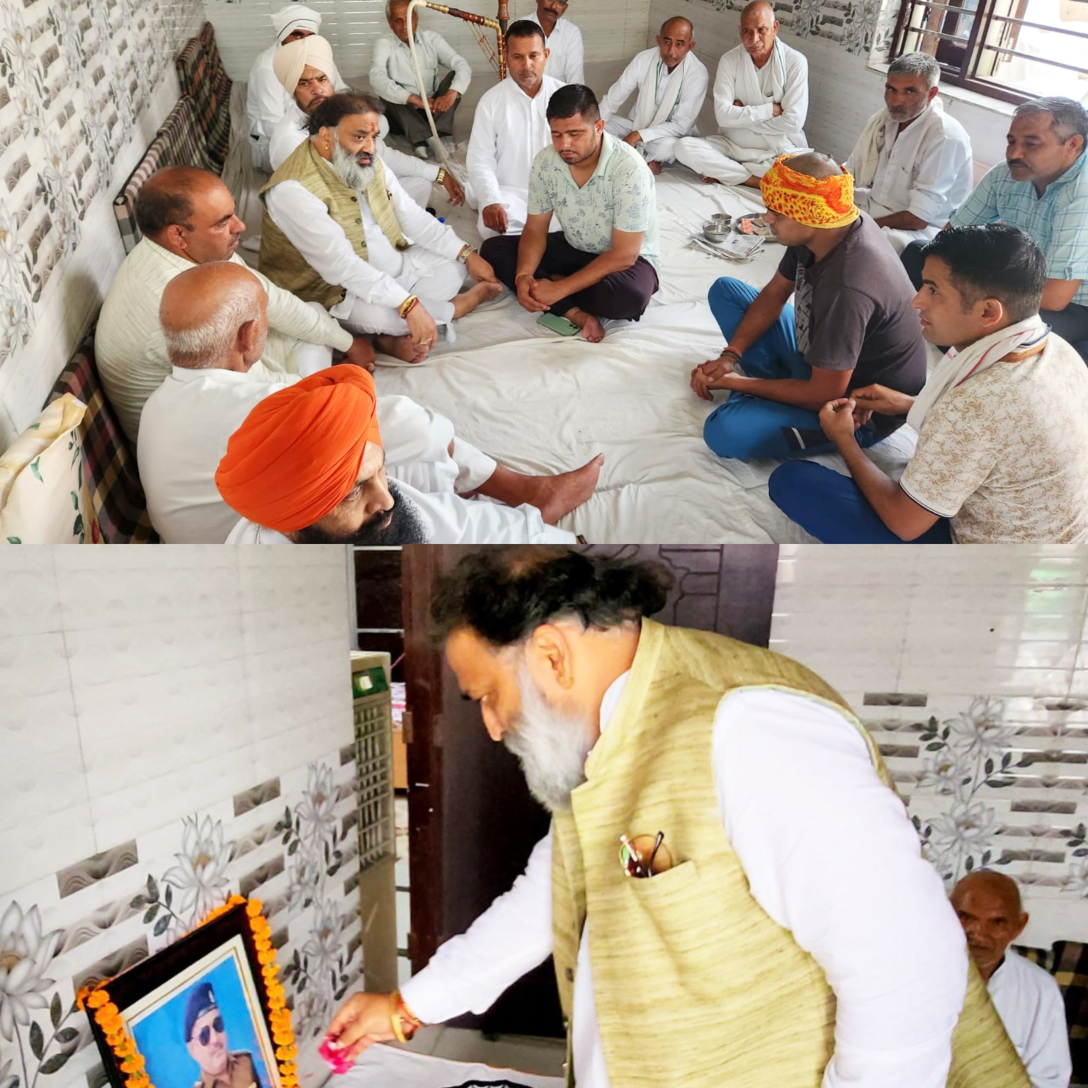 जम्मू कश्मीर में शहीद हुए इस्पेक्टर कुलदीप मलिक