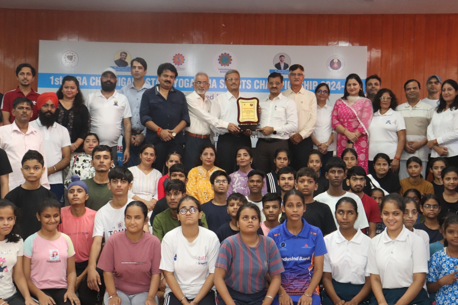पहली पैरा चण्डीगढ़ स्टेट योगासन प्रतियोगिता आयोजित