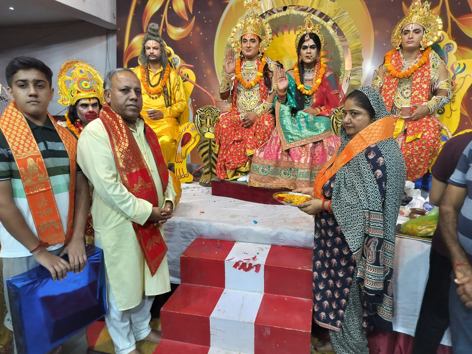 सैशन जज बठिंडा प्रभु श्री राम जी के राजतिलक समारोह में हुए शामिल