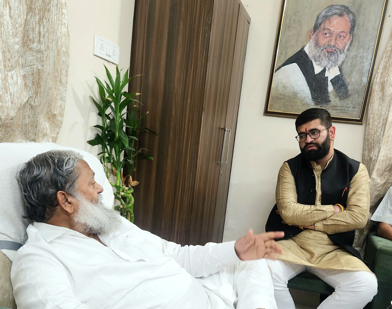 शंभू बॉर्डर खोलने को लेकर मंत्री अनिल विज से मुलाकात