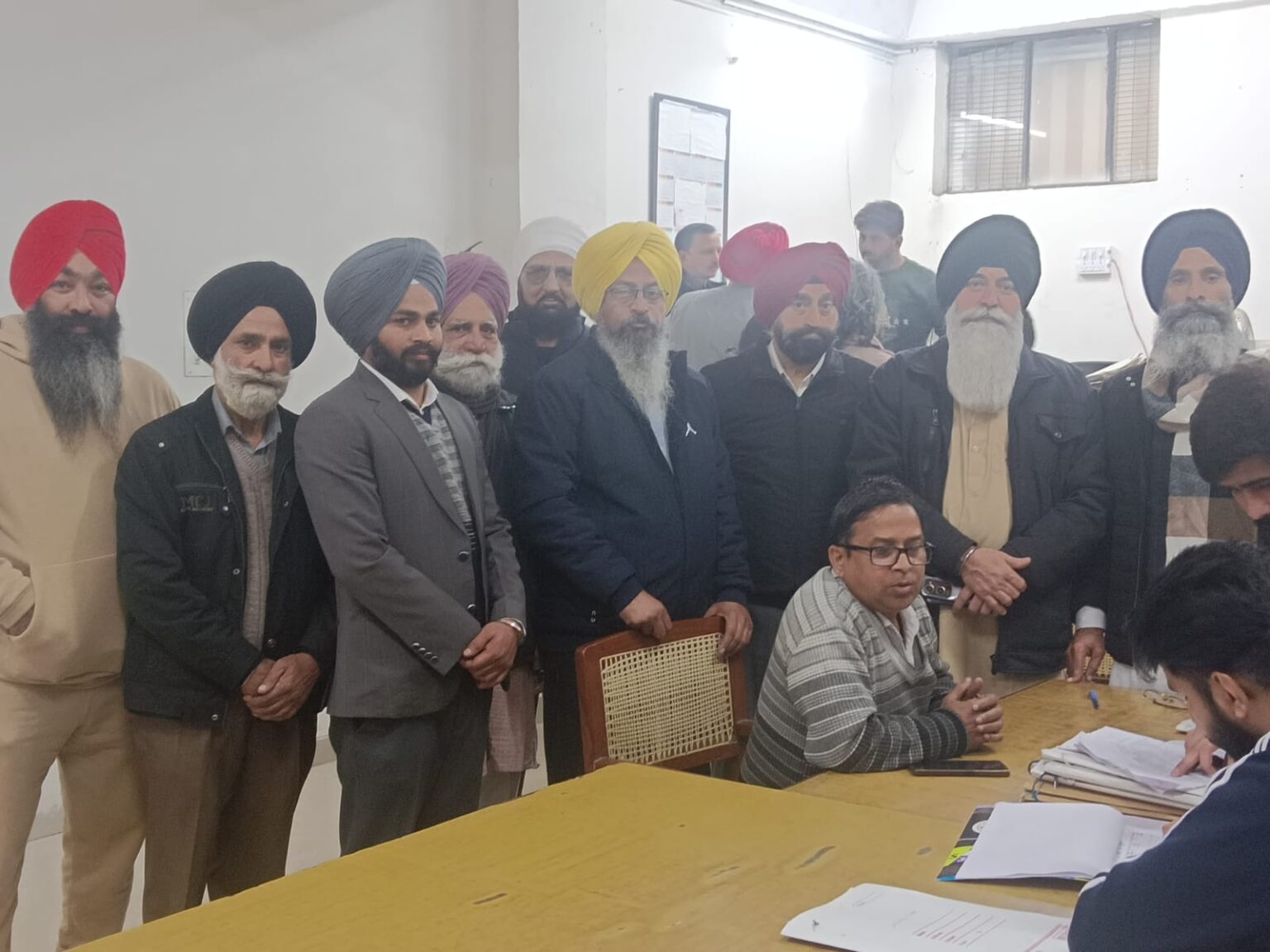 Sardar Bhupinder Singh filed nomination papers