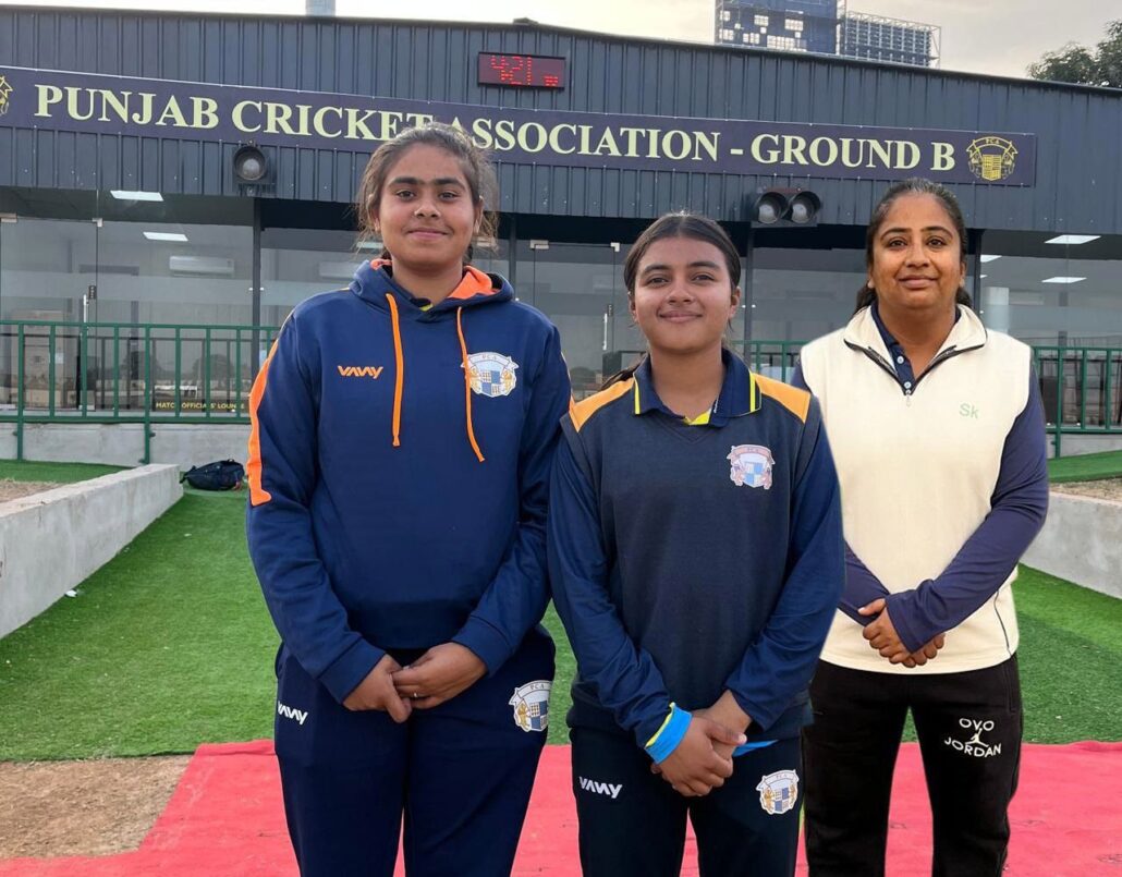 एचडीसीए की सुरभि व अंजलि का अंडर-19 पंजाब एक दिवसीय टीम में हुआ चयन: डा. रमन घई HDCA's Surabhi and Anjali