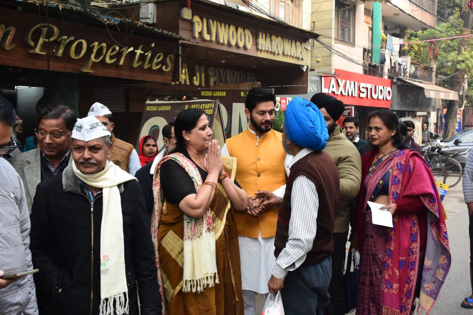 डॉ. इशांक ने दिल्ली में ‘आआपा’ उम्मीदवार के लिए किया चुनाव प्रचार AAP candidate