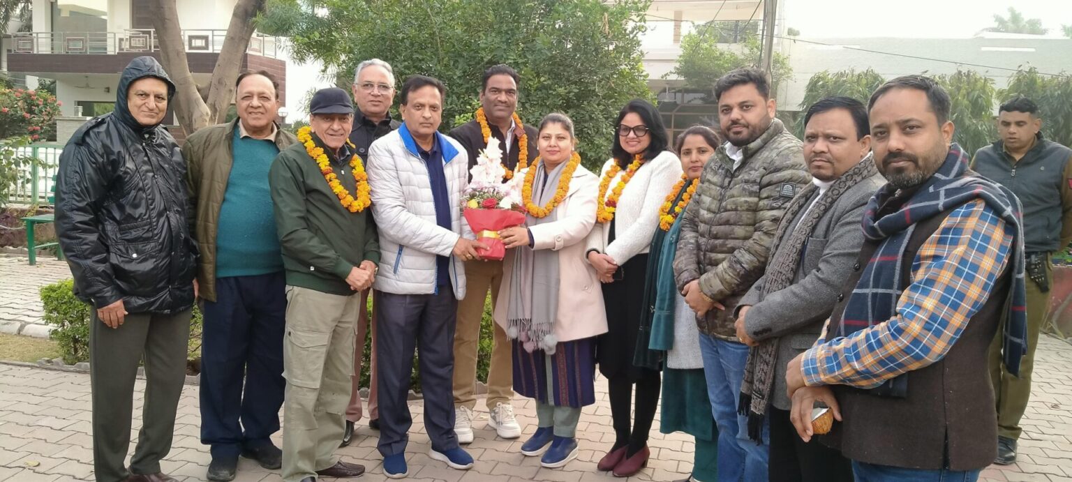 सेक्टर 7 में ईपीडीएम ट्रैक और स्पोर्टस स्टेडियम का शुभारंभ EPDM Track and Sports Stadium in Sector 7