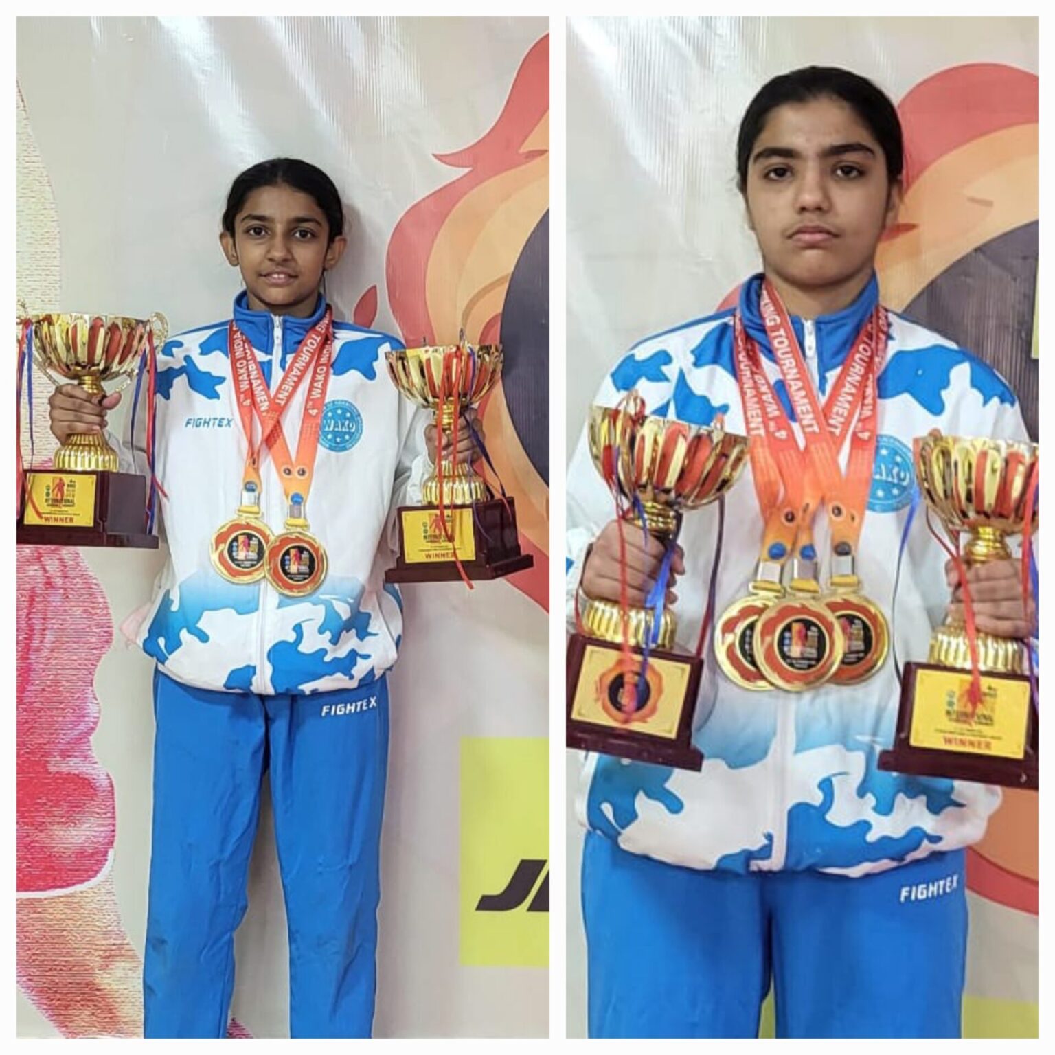 ‘किकबॉक्सिंग’ में रिधिमा और विधिका कौशिक Kickboxing