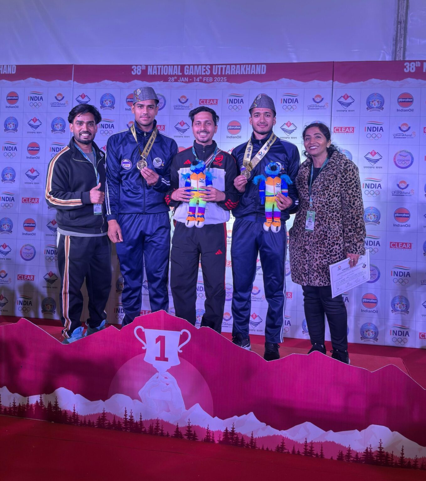 योगासन टीम ने उत्तराखंड में आयोजित Yogasana