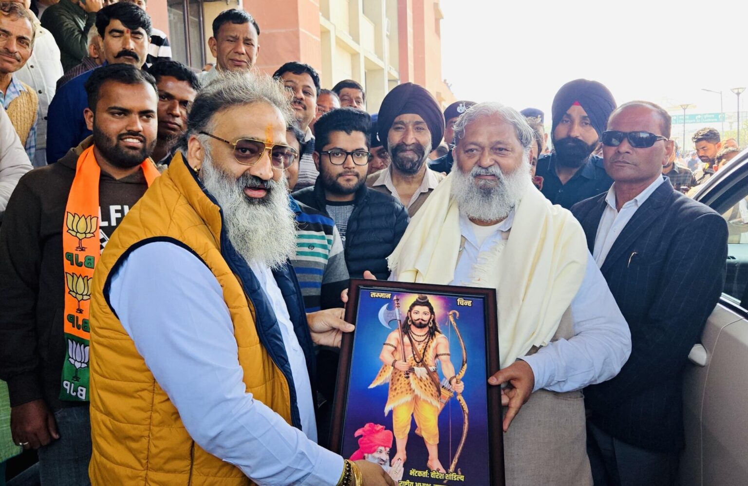 भाजपा उम्मीदवारों को ब्राहमण महापंचायत ने दिया समर्थन : वीरेश शांडिल्य Brahmin Mahapanchayat