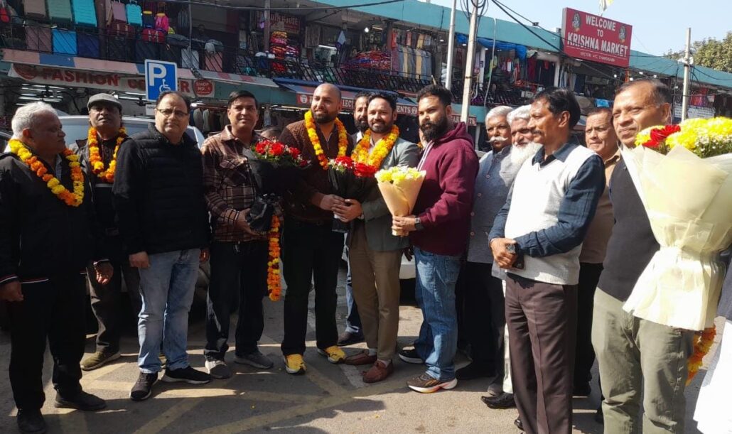 जसबीर सिंह बंटी को कृष्णा मार्किट ने किया सम्मानित Bunty