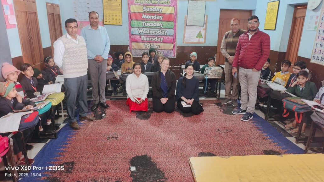 अंतर्राष्ट्रीय टीम ने मॉडल संस्कृति स्कूल किनाला का किया शैक्षणिक अवलोकन School Kinala