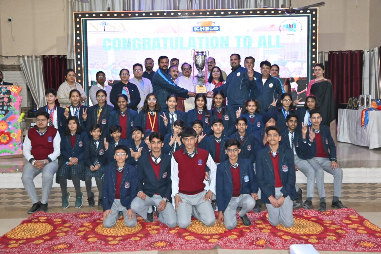 Nisa President Kulbhushan Sharma also awarded the players Khelo Nisa