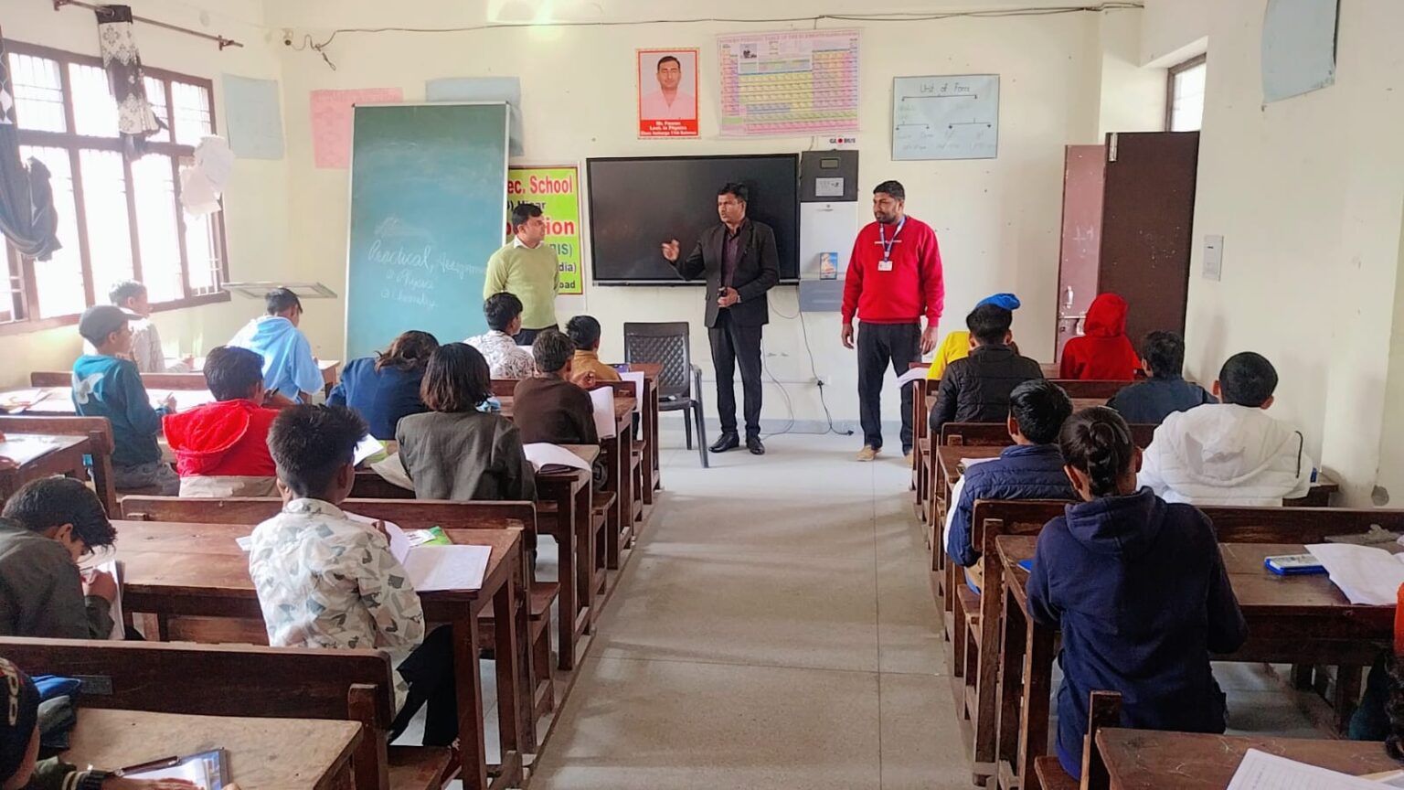 आरोही मॉडल स्कूल में 508 अभ्यर्थियों ने दी प्रवेश परीक्षा entrance exam