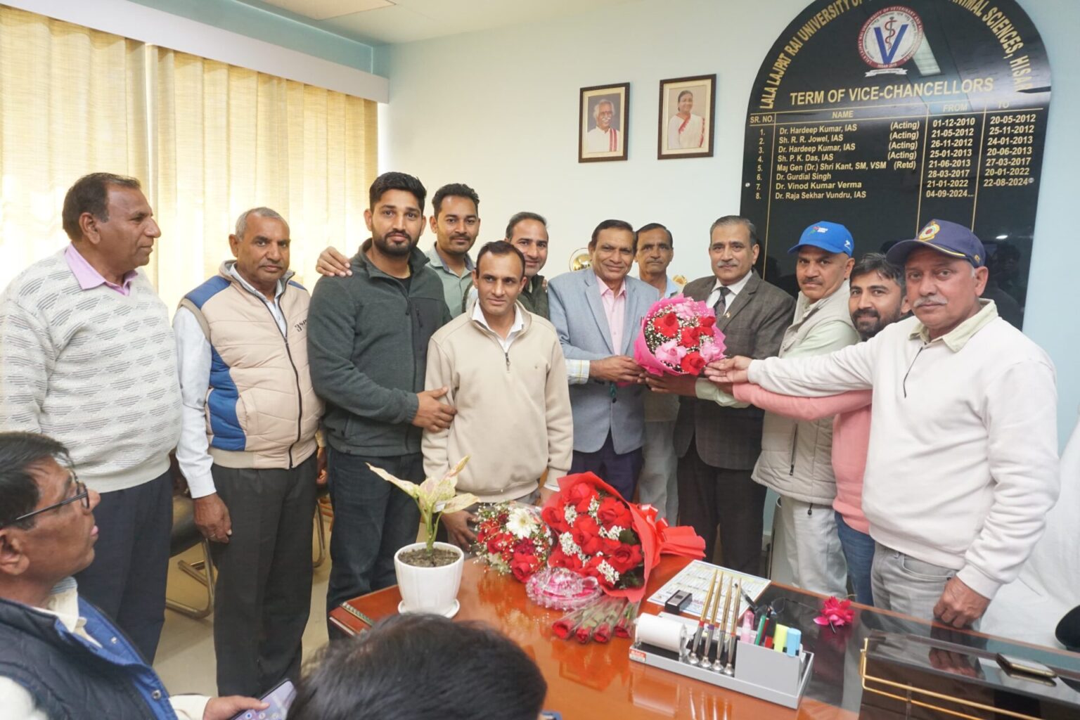 लुवास विश्वविद्यालय के नए कुलपति डॉ. नरेश जिंदल को बधाई दी Naresh Jindal